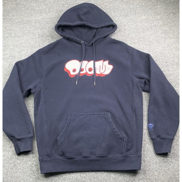Independent Trading Company Other - MF DOOM Hoodie Mens Medium‎ Navy Blue Gas Drawls Graphic Pullover Sweatshirt